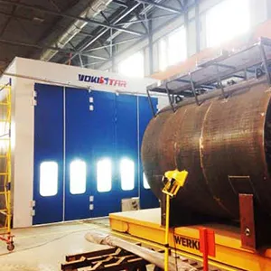 Cabina de pintura para tanques industriales