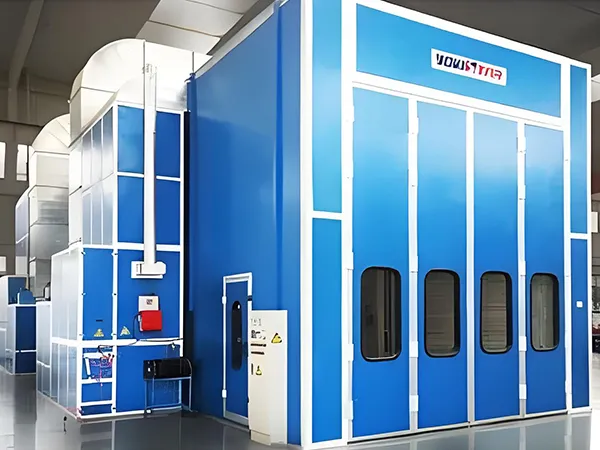 Cabina de pintura para camiones