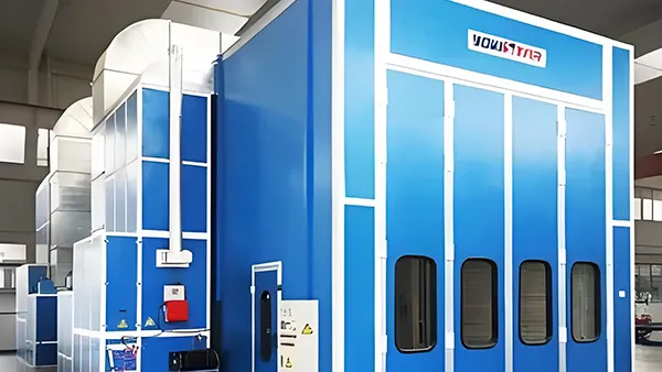 Cabina de pintura para camiones