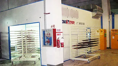 Cabina de pintura para carpintería