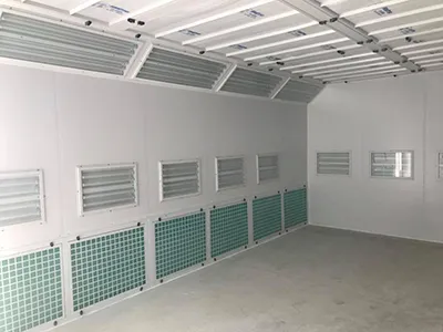 Cabina de pintura automotriz de gama alta
