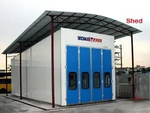 Cabina de pintura exterior