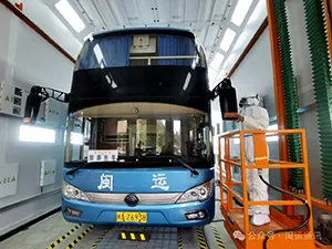 Cabina de pintura para autobuses y camiones