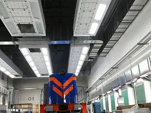 Cabina de pintura para autobuses y camiones