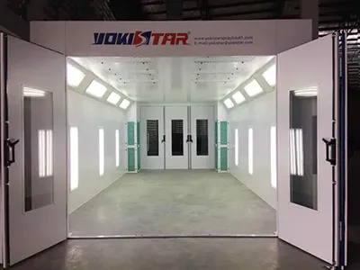 Cabina de pintura para carpintería