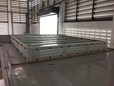 Cabina de pintura para carpintería