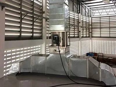 Cabina de pintura para carpintería