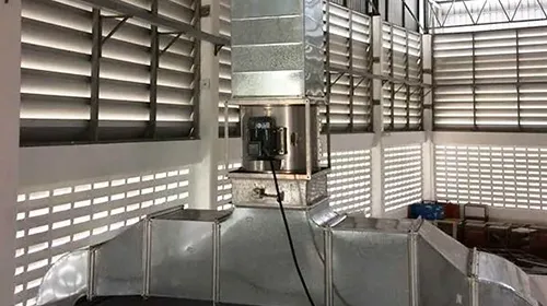 Cabina de pintura para carpintería