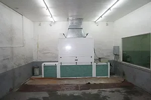 Sala de mezcla de pintura
