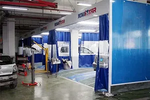 Sala de mezcla de pintura