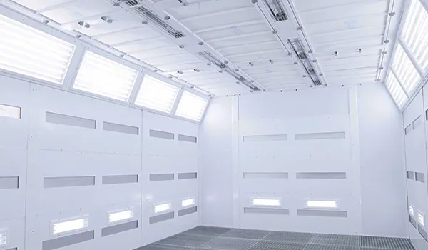 Cabinas de pintura para aplicaciones automotrices e industriales 